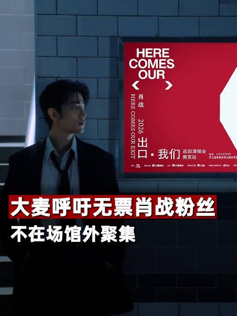 大麦呼吁无票肖战粉丝不在场馆外聚集