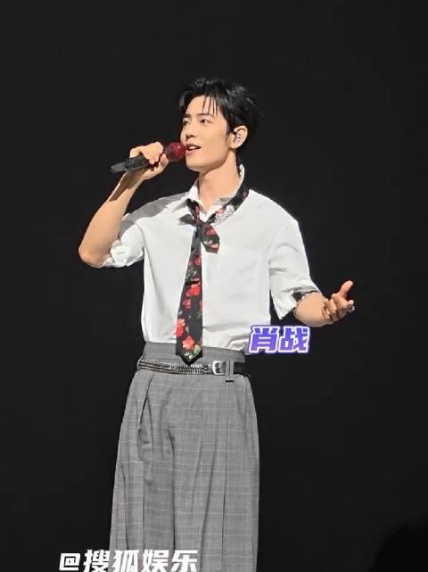 肖战南京演唱会用南京话打招呼，出道十周年珍惜登台唱歌机会