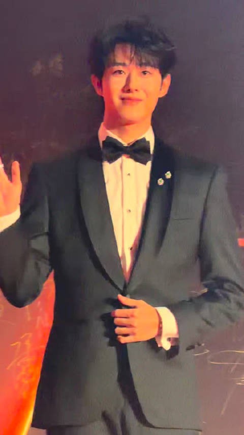 田嘉瑞文荣奖红毯完全绅士