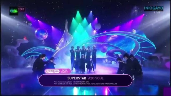 A2O SOUL出道曲《SUPERSTAR》今日人歌打歌舞台