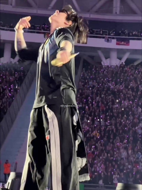 田柾国亮相BTS世巡阿根廷站演唱会Day3