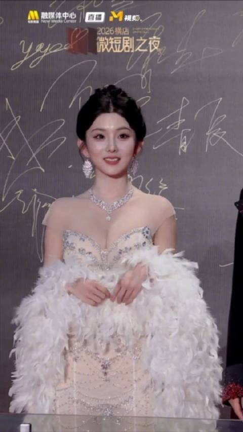 王星玮李娜亮相2026横店微短剧之夜红毯