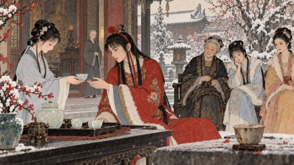 妙玉端给宝玉的那杯茶,为什么比一件古玩更贵:她用“洁”把自己请进了红尘