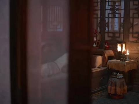 大爷抱怨兰香不陪自己，兰香一来马上装柔弱求安慰