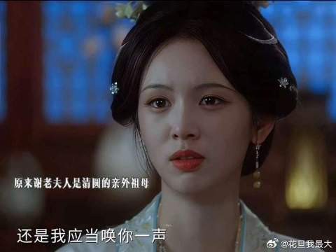原来谢老夫人是清圆的亲外祖母