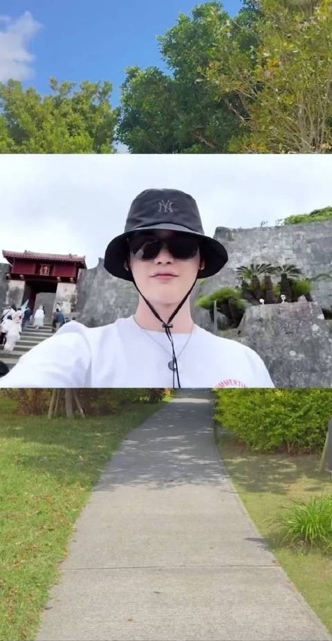 钟硕的度假转场 感觉玩得挺开心