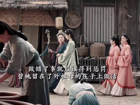 魏娆手镯碧桃未卖留艰苦环境，嫁金钗引原谅赎罪线