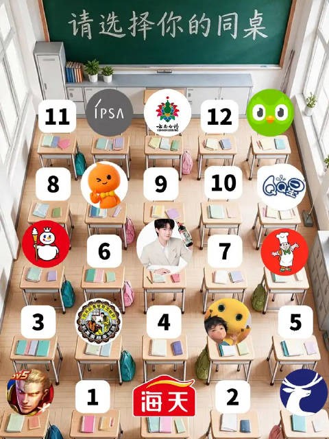 仔花了0秒就选好了座位，你也试试吧 酱油仔疯狂暗示