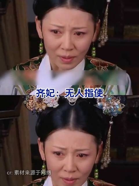 甄嬛传超话观众聚焦胖橘齐妃对话，齐妃称无人指使全自己干
