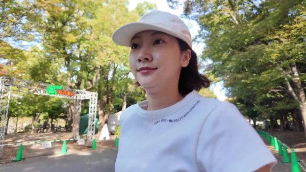 大阪城公園でランニング,舞台本番中の朝