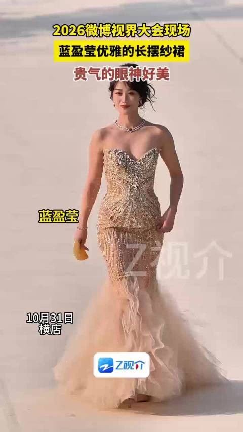 蓝盈莹把流光穿上了红毯