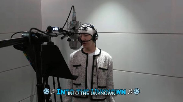 黄仁俊录完killing part再唱into the unknown