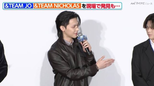 NICHOLAS秘密准备舞台 JO未察觉引趣事