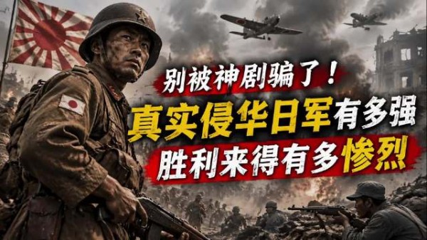 别被神剧骗了！真实侵华日军有多强，胜利来得有多惨烈